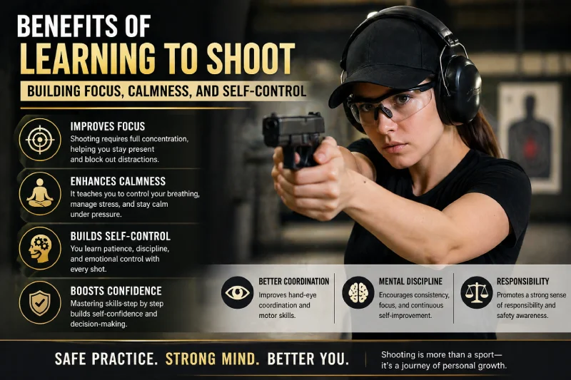 Benefits of Learning to Shoot : Building Focus, Calmness, and Self-Control
